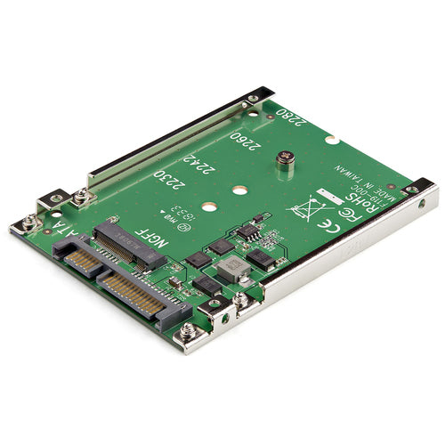 StarTech.com M.2 SATA SSD to 2.5in SATA Adapter - M.2 NGFF to SATA Converter - 7mm - Open-Frame Bracket - M2 Hard Drive Adapter StarTech.com M.2 SATA SSD to 2.5in SATA Adapter - M.2 NGFF to SATA Converter - 7mm - Open-Frame Bracket - M2 Hard Drive Adapter